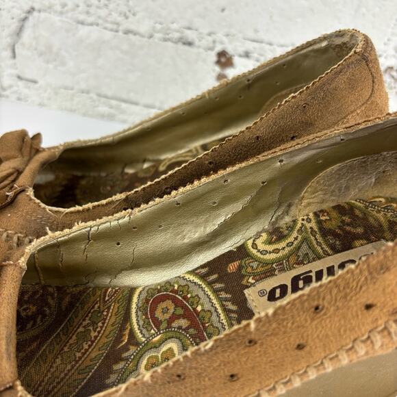 Vintage 90’s Y2K Bongo Faux Suede Wedge Platforms - Picture 5 of 11